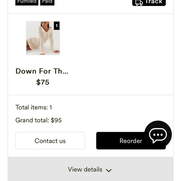 Peppermayo M-L Down for the Ride Crochet Mini Dress - Ivory Coverup - Picture 9 of 11